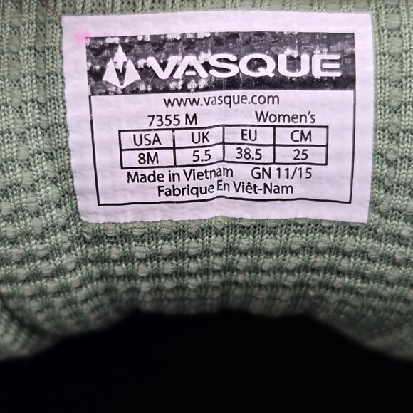 VASQUE Breeze XCR Shoes Womens Size 8 M Gray  Leather Hiking Trail Running 7355 - Picture 8 of 15